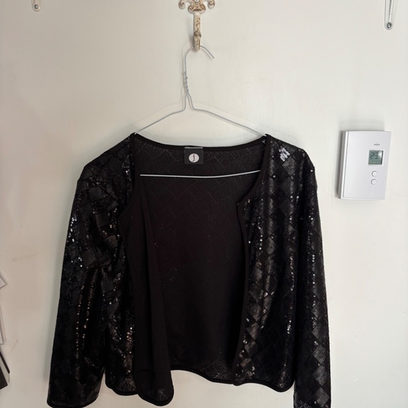 HOLIDAYS Black sequin vest - Picture 2 of 3